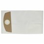 vhbw 5x Sacs compatible avec Cleancraft dryCAT 16 aspirateur - microfibre non tissée, 36cm x 20cm blanc