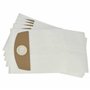 vhbw 5x Sacs compatible avec Flex VC6 L MC 18.0, VC 6 L MC aspirateur - microfibre non tissée, 36cm x 20cm blanc