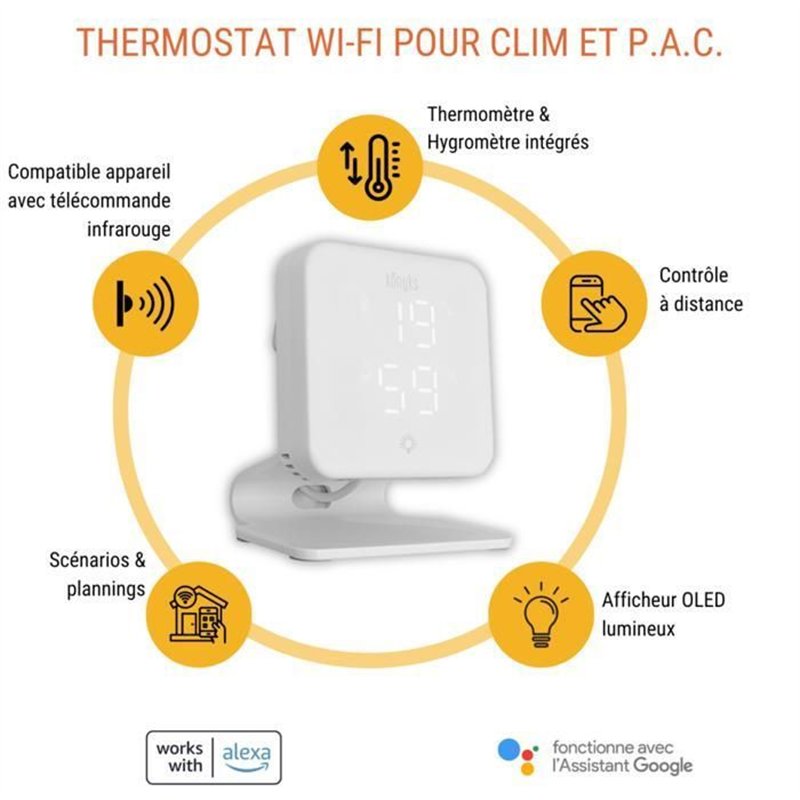 Image secondaire de Thermostat Wi-Fi pour Pompes a Chaleur et Climatiseurs