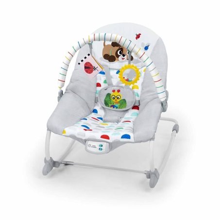 BABY EINSTEIN -DEAN- Transat bébé balancelle évolutif 3-en-1, Melodies et vibrations, 3 Positions, arche jouets amovible, 0-30 m