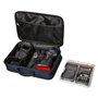 Perceuse-visseuse Bosch Professional GSR 18V-50 + 2 batteries 2,0Ah + chargeur GAL 18V-20 + 43 accessoires + Sacoche
