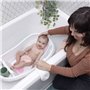 INGENUITY Baignoire bébé évolutive Deluxe rose, de la naissance jusqu'a 3 ans avec hamac bébé inclus