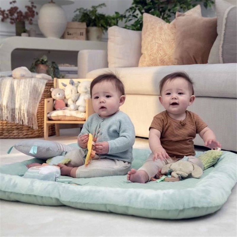 Image secondaire de INGENUITY Tapis d'éveil au sol bébé Calm Spring Extra moelleux 6 jouets mutil sensoriels détachable