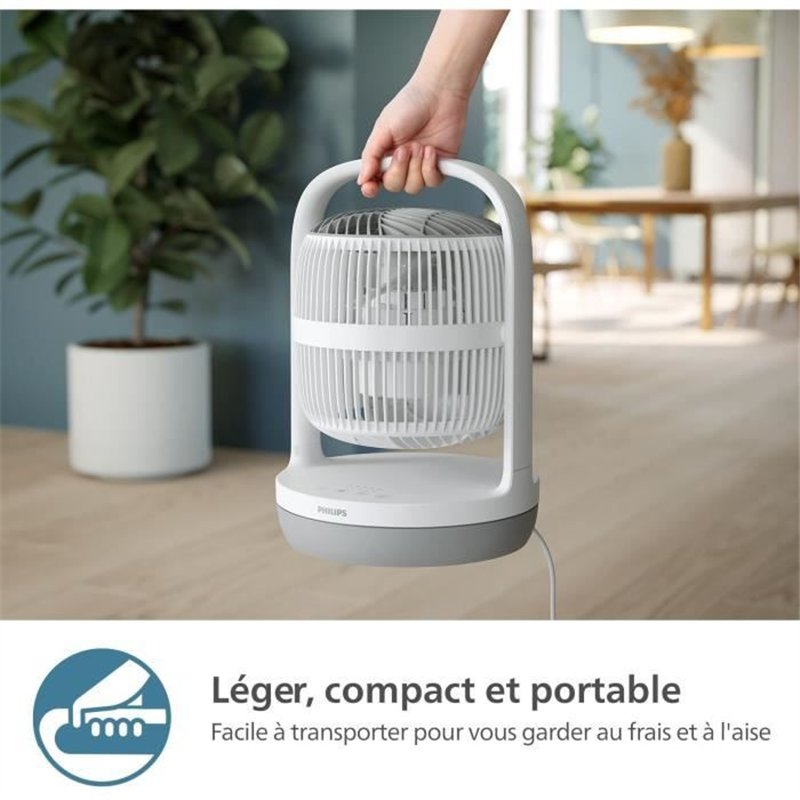 Image secondaire de Ventilateur d'appoint - PHILIPS - CX2050/00 - 738 m3/h - Blanc