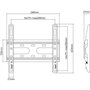 Support TV fixe - SLIM - Stell - SHO 4200