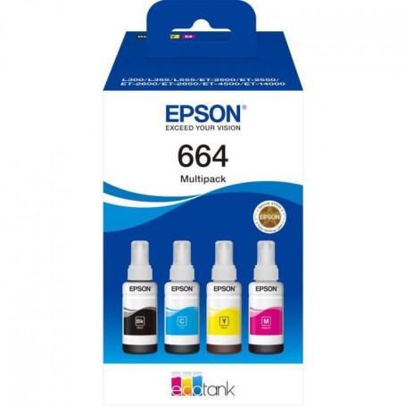 Multipack 4 couleurs EcoTank 664 50,99 €