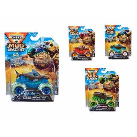 Monster Truck Monster Jam Mud Blasters 1:64 Bleu