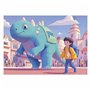 Set de 4 Puzzles Educa Friendly Dinosaurs