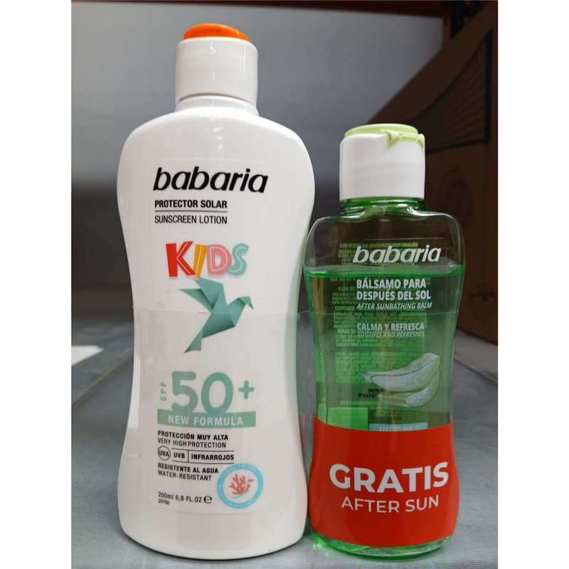 Image secondaire de Lait Solaire pour Enfants Babaria Spf 50 100 ml