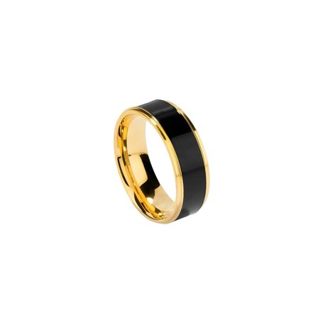 Bague Homme Radiant RH000137-24 24 Noir Doré