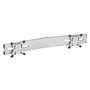 Vogels PFA 9102 Adaptateur à fixation mural pour double moniteurs Vesa 75 x 75 100 x 100 PFD 85XX