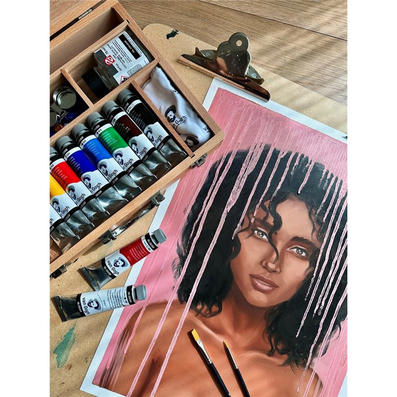 Image secondaire de Couleurs à l'huile Van Gogh, Tube 200ml, Bleu de Prusse 508