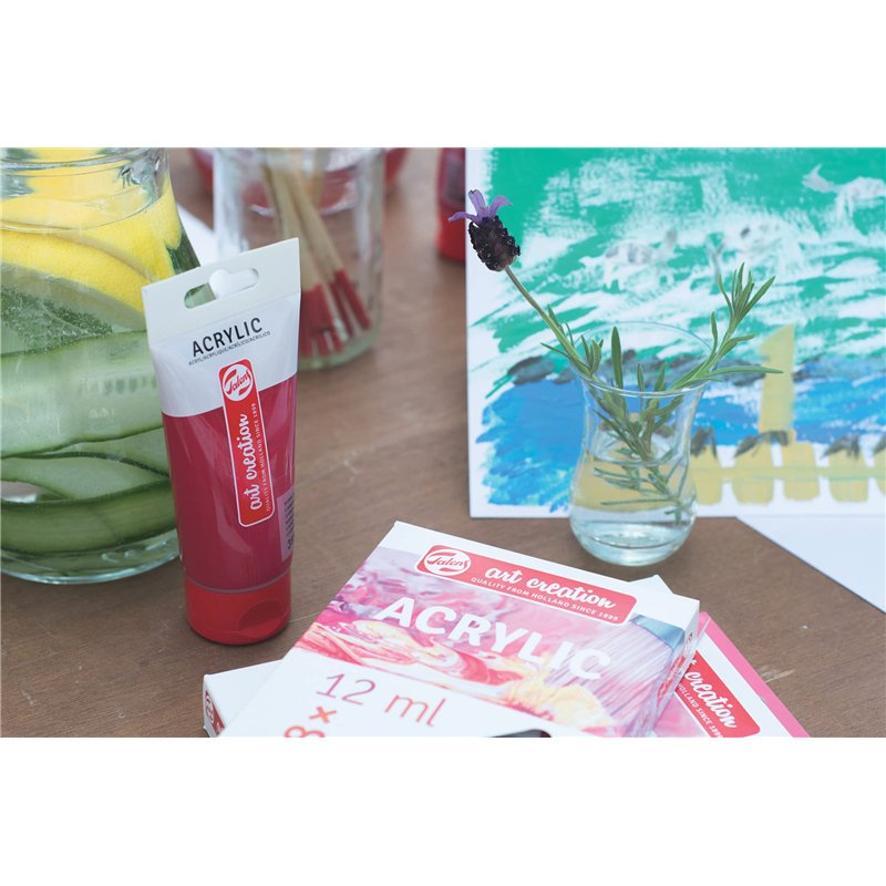 Image secondaire de Talens Art Creation Set d'initiation à la peinture acrylique, 24 couleurs (tubes de 12 ml) | Peinture pour adulte