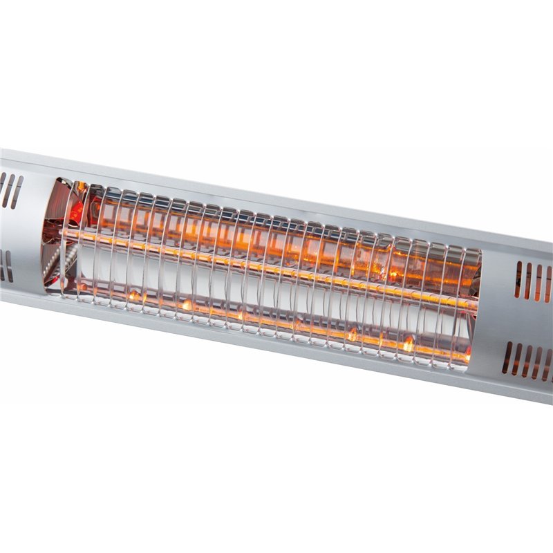 Image secondaire de outTrade WMGT13 Golden Tube Chauffage Mural Protection IP65 Argenté