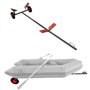 vidaXL Remorque à Bateau Gonflable Remorque de Bateau de Pêche Transport