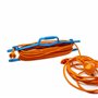 Electraline 94016 - Support portable pour Rallonge de Bobine et Câbles, couleur bleue