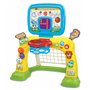 VTech - Bébé Multisport Interactif Multicolore, Structure de Motricité Bébé 2 en 1, Cage de Foot, Panier de Basket avec Tableau 