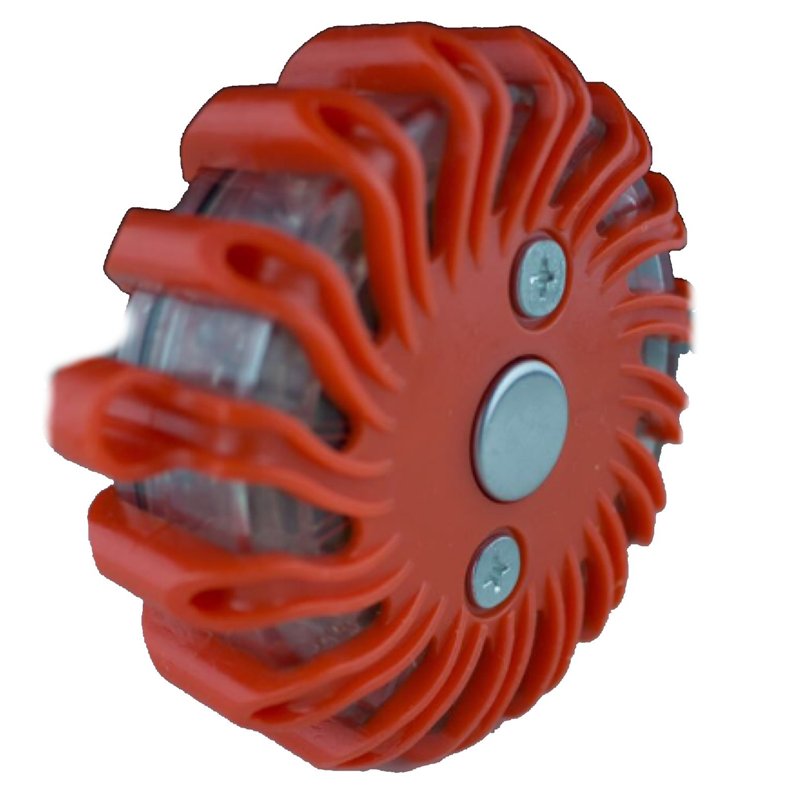 ProPlus 540322 Disque d’Alerte avec Aimant et 16 LED, Ø Seulement 9,5 cm, avertisseur d'urgence, Signal Clignotant