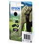 Epson 24XL Eléphant Noir, Cartouche d'encre d'origine XL Haute capacité, XP-55 XP-750 XP-760 XP-850 XP-860 XP-950 XP-960 XP-970