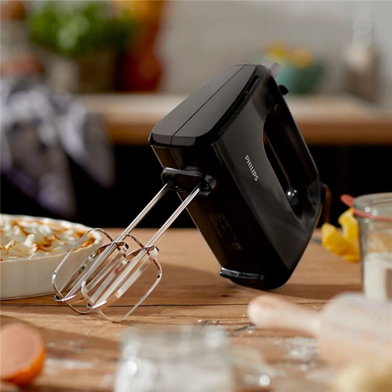 Image secondaire de Batteur électrique - PHILIPS - HR3705/10 - 300 W - 5 vitesses + turbo - Blanc