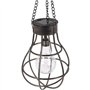 Suspension Solaire 10 LED Forme Ampoule 18x18x27cm - Fonctionnement Écologique et Économique à l'Énergie Solaire - Luminaire pou