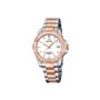 JAGUAR J871/1 Montre de la Collection Woman, boîtier de 34 mm argenté avec Bracelet en Acier et Bronze pour Femme