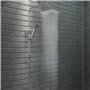 vidaXL Ensemble de Douche à Deux Têtes avec Douchette Douche à Main Pomme de Douche Carrée Réglable Maison Salle de Bain Intérie