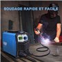 Soudeuse à électrodes 200 A - Soudeuse à électrodes - Soudeuse à onduleur - Electrodes Inverter - ARC Welder - Appareil pour déb