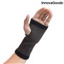 InnovaGoods Bracelet de Maintien avec Fils de cuivre et Charbon de Bambou Wristcare-S/M, Unisexe Adulte, Noir, 16 x 7,5 cm