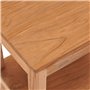 SKM Table de Chevet 40 x 30 x 50 cm Bois de Teck Solide