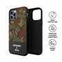 Superdry 42588 Coque de Protection en Toile moulée pour iPhone 12 / iPhone 12 Pro 6.1 Motif Camouflage Vert