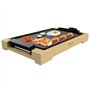 Cecotec Tasty&Grill 2000 Plancha électrique en bambou Puissance 2 000 W, structure en bambou, thermostat réglable, plaque plate,