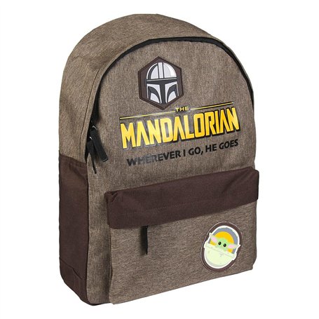 CERDÁ LIFE'S LITTLE MOMENTS- Mochila Poliéster Mujer de The Mandalorian - Licencia Oficial Disney, Color Verde (ARTESANIA CERDÁ