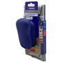 Tivoly XT101520001 Cale à poncer Rectangulaire 92x185 Auto-Agrippant & Pince, Ergonomique Bleu/Gris