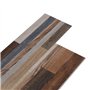 VidaXL Planches de plancher PVC 5,02 m² 2 mm Autoadhésif Multicolore