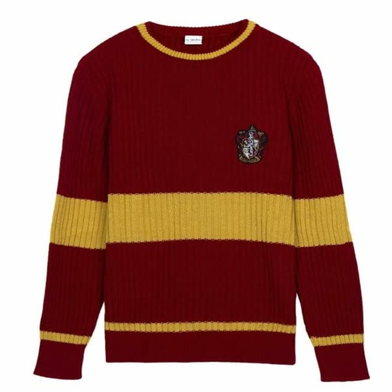 CERDÁ LIFE'S LITTLE MOMENTS Pull Homme et Femme Harry Potter avec col Rond et Manches Longues Style Tricot-Licence Officielle, Rouge
