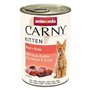Carny Nourriture Humide pour Chatons au Bœuf + Dinde (12 x 400 g) - Sans Céréales ni Sucre - Animonda pour Chatons en Croissance