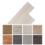 vidaXL Planche de Plancher Planche de Sol Revêtement de Sol Salon Salle de Séjour Intérieur PVC Autoadhésif 5,21 m² 2 mm Marron 