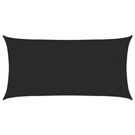 Voile d ombrage 160 g m² Noir 2x4 m PEHD