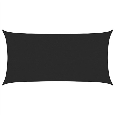 Voile d ombrage 160 g m² Noir 2x4 m PEHD