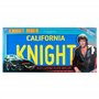 Doctor Collector Knight Rider KITT, Réplique Officielle de la Plaque d'Immatriculation en métal 30x15 cm, édition de Collection 