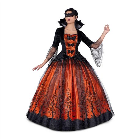 VIVING Déguisement Reine d'Halloween S (robe, masque et jupon)