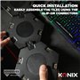 Konix Pack d'éclairage gaming LED Inferno 13,2 x 15,1 cm - Illumination RGBIC - Synchronisation musicale - Compatible Smart Home