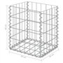 vidaXL Paniers de Gabion 2 pcs Acier galvanisé 30x30x40 cm, clôture en Gabion, Cage en Gabion, Mur de soutènement de gravité en 