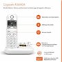 Téléphone Fixe AS690 A Duo Blanc - GIGASET - Sans fil - Répondeur 20 min - ID d'appelant - Mains libres