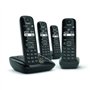 GIGASET Téléphone Fixe AS690 A Quattro Noir