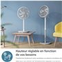 Ventilateur sur Pied - PHILIPS - CX2550/00 - 2562 m3/ h - Blanc