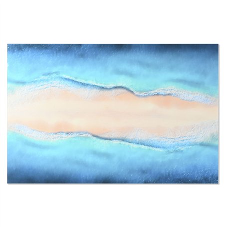 Cadre Home ESPRIT Bleu Beige Imprimé 150 x 0