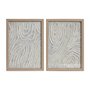Cadre Home ESPRIT Blanc Naturel Scandinave 25 x 2 x 35 cm