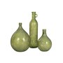 Vase Home ESPRIT Vert Cristal recyclé Finition vieillie 40 x 40 x 56 cm